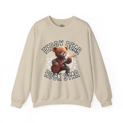 Unisex Sweatshirt - Teddy Rock Star - Pardalês_Free Lifestyle