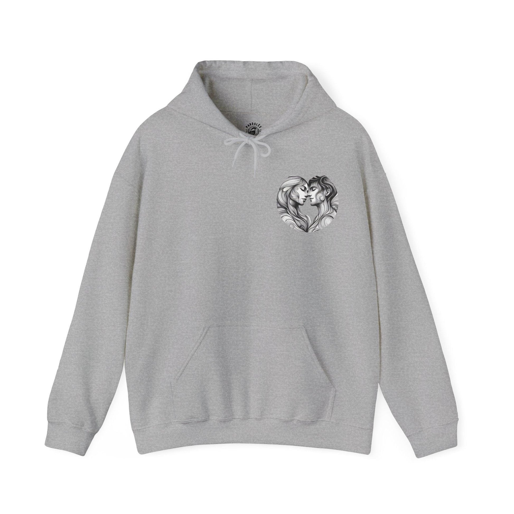 Unisex Hooded Sweatshirt - Valentine's Day - Forever - Pardalês_Free Lifestyle