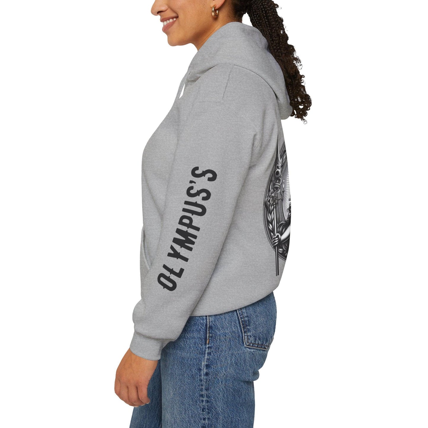 Unisex Hooded Sweatshirt - Olympus's Goddess Athena - Pardalês_Free Lifestyle