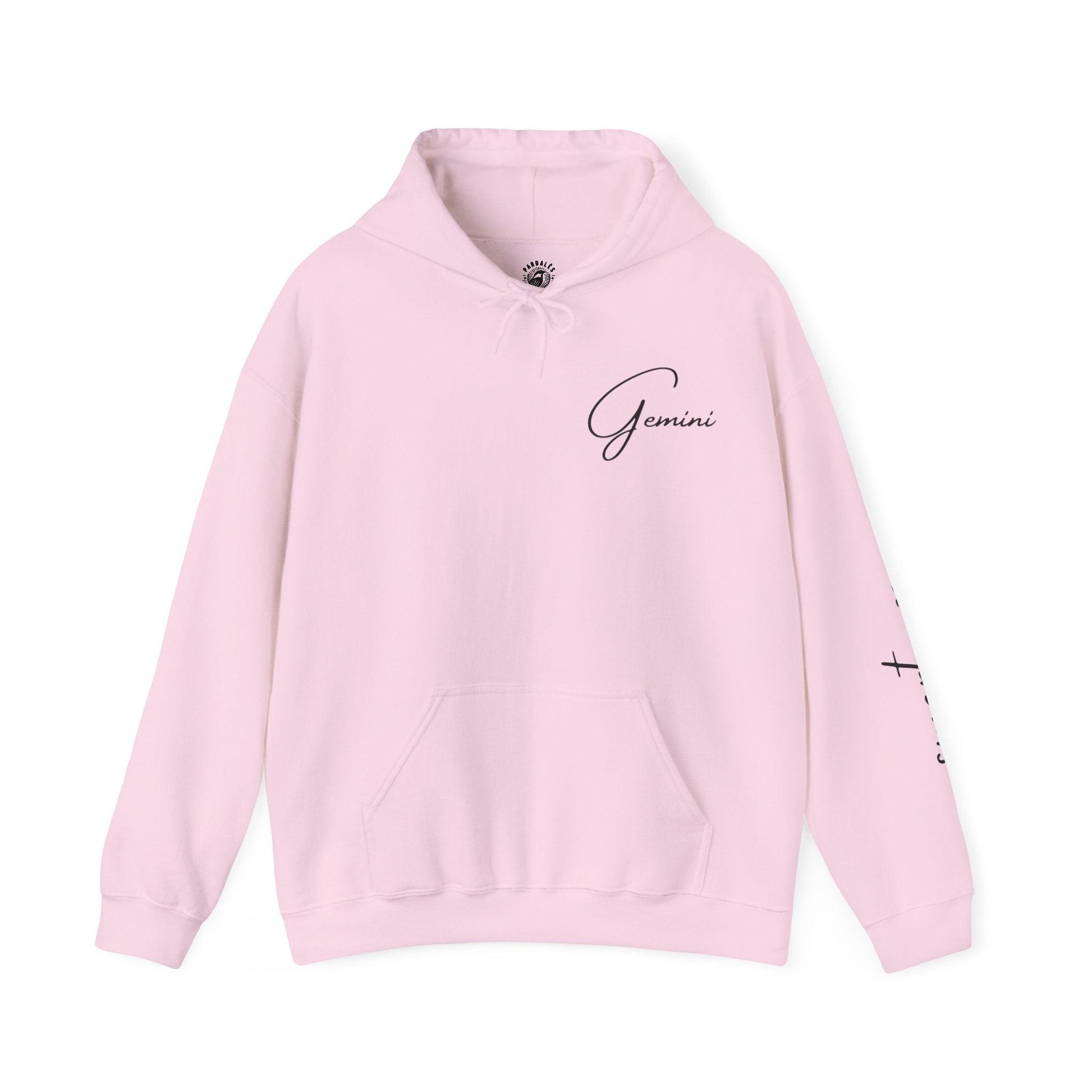 Unisex Hooded Sweatshirt - Gemini Sign - Pardalês_Free Lifestyle