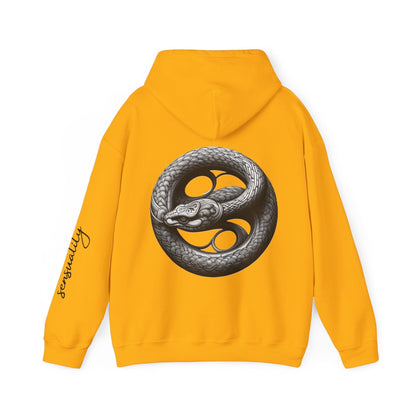 Unisex Hooded Sweatshirt - Chinese Zodiac Snake - Pardalês_Free Lifestyle