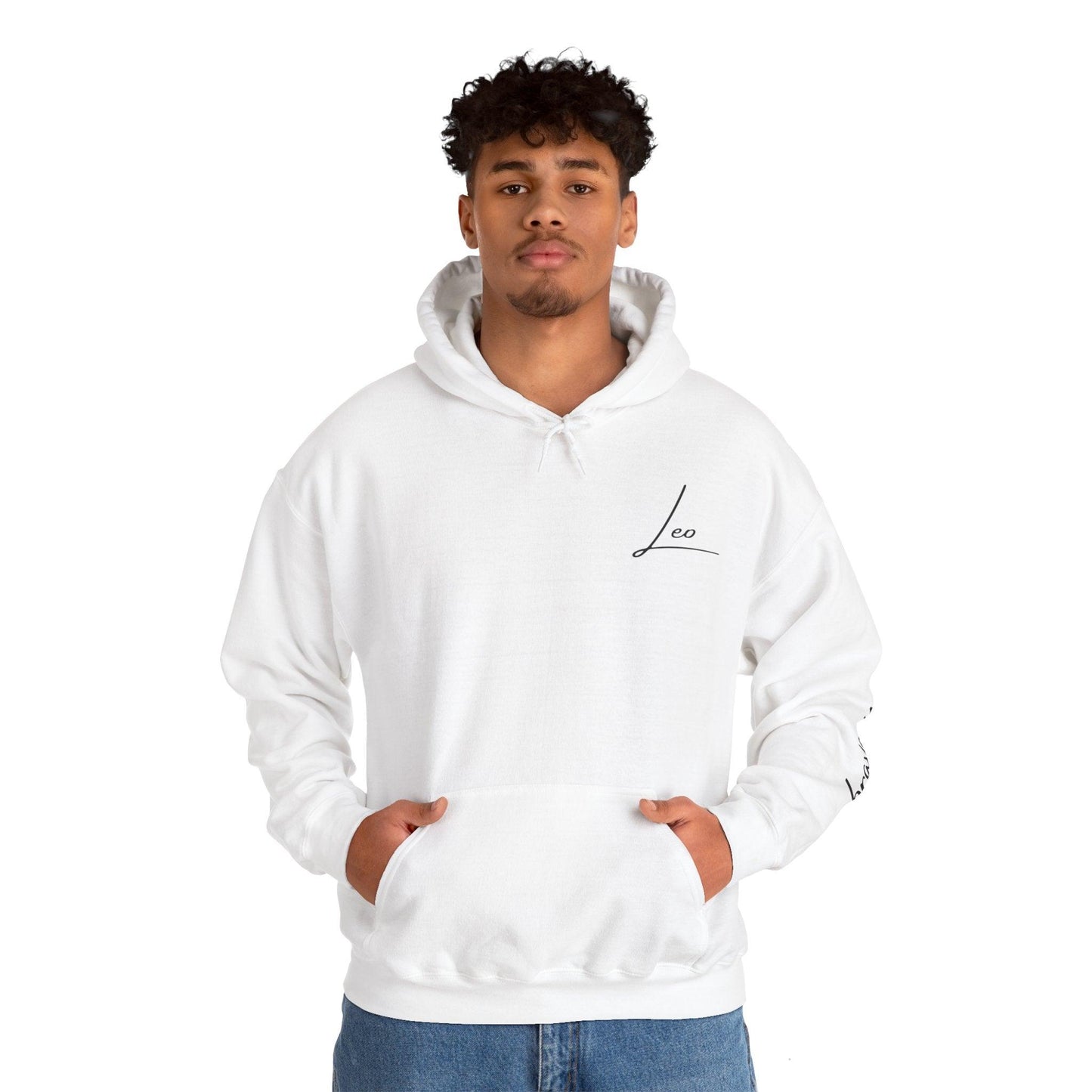 Unisex Hooded Sweatshirt - Leo Sign - Pardalês_Free Lifestyle