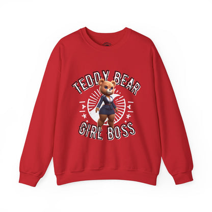 Unisex Sweatshirt - Teddy Girl Boss - Pardalês_Free Lifestyle