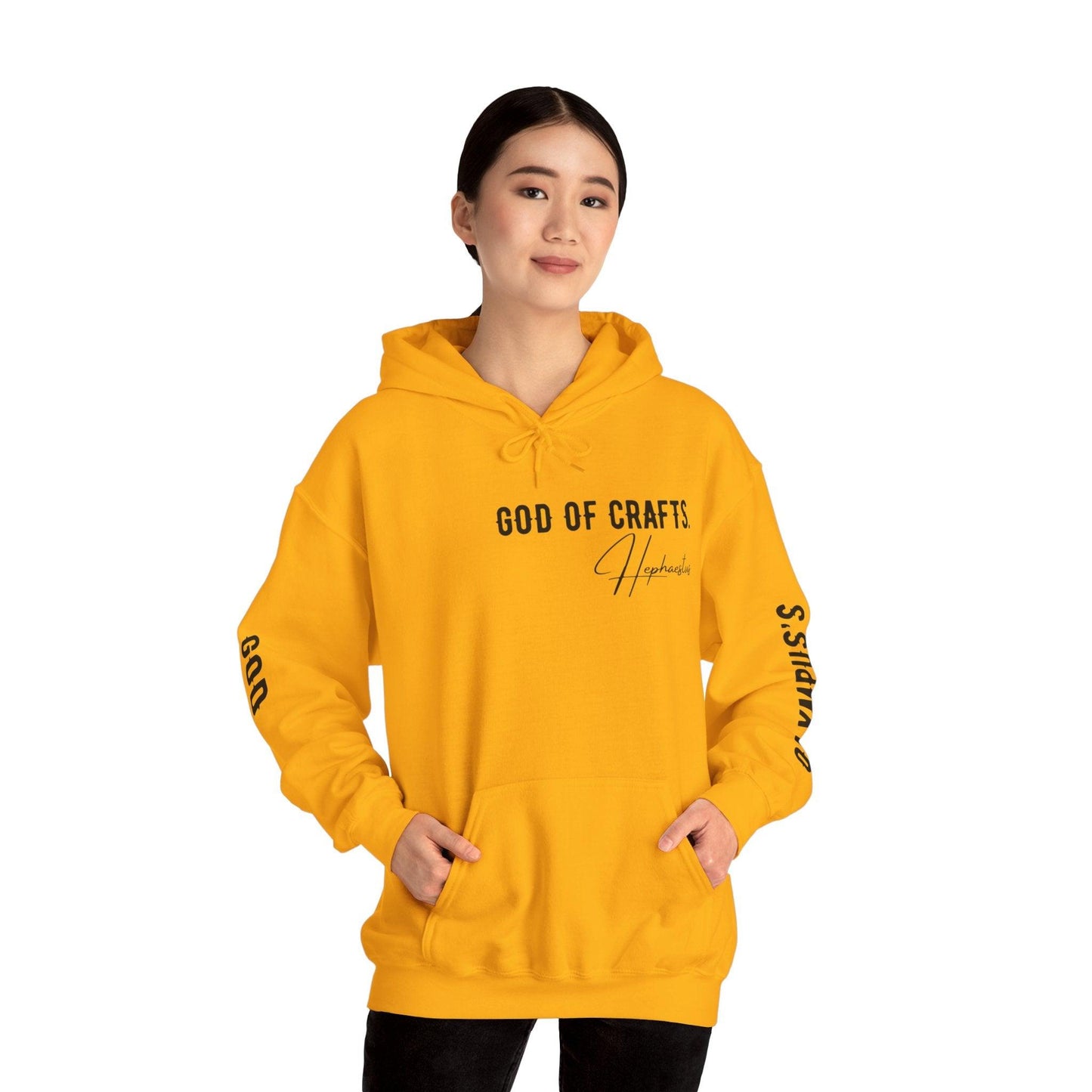 Unisex Hooded Sweatshirt - Olympus's God Hephaestus - Pardalês_Free Lifestyle