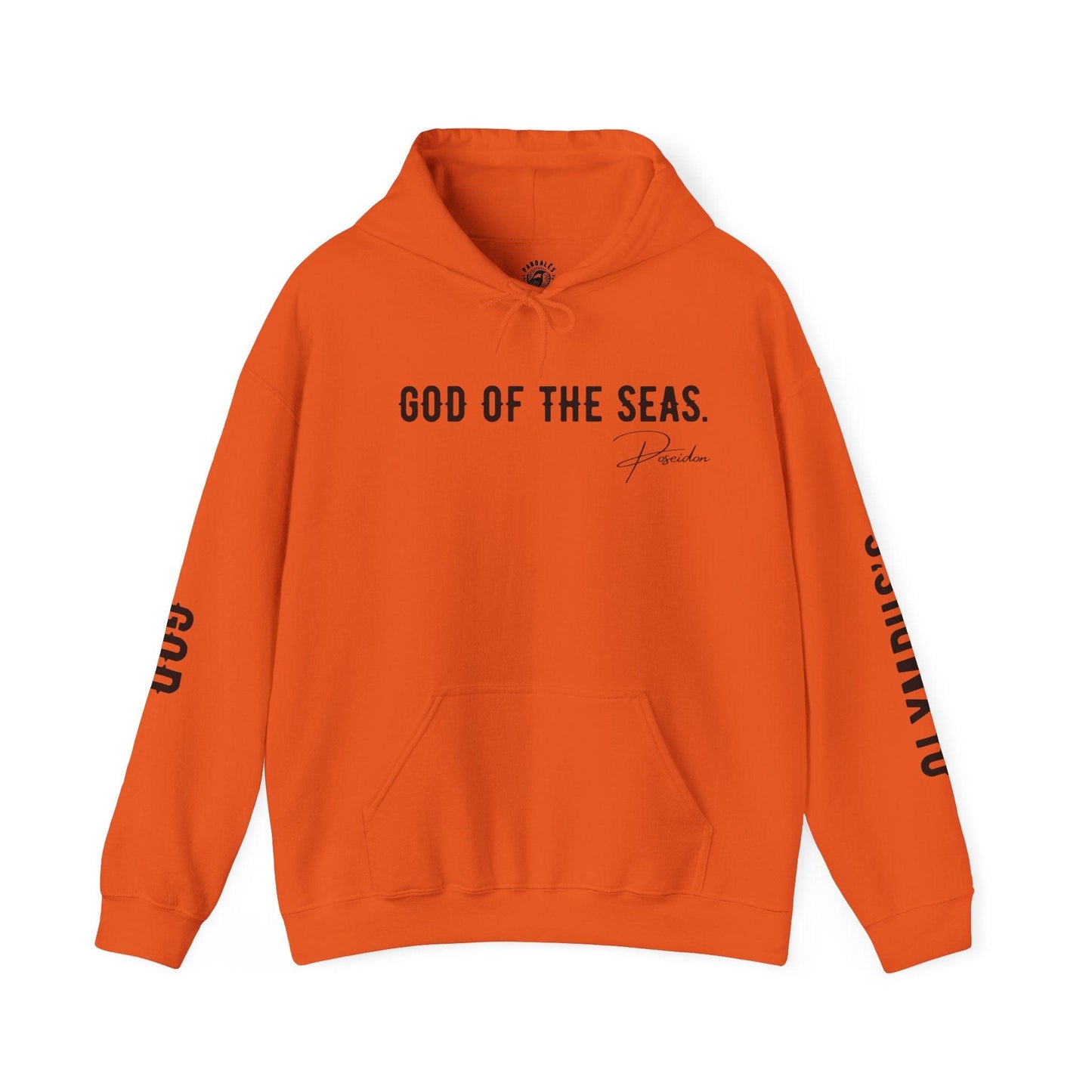 Unisex Hooded Sweatshirt - Olympus's God Poseidon - Pardalês_Free Lifestyle