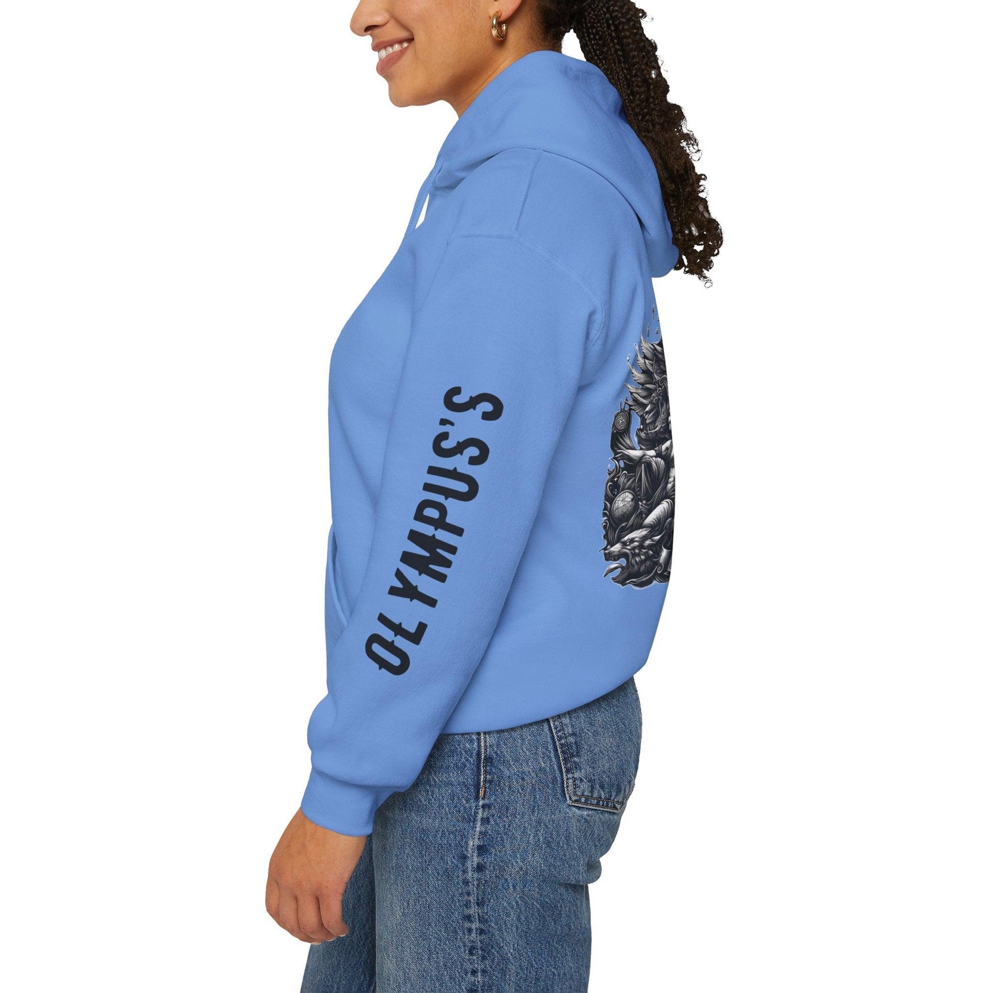 Unisex Hooded Sweatshirt - Olympus's Goddess Artemis - Pardalês_Free Lifestyle