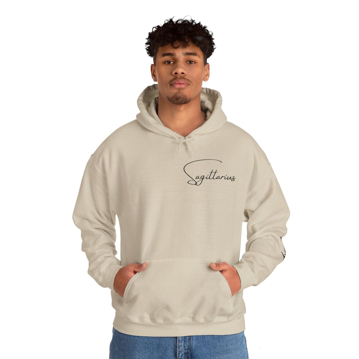 Unisex Hooded Sweatshirt - Sagittarius Sign - Pardalês_Free Lifestyle