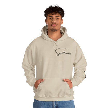 Unisex Hooded Sweatshirt - Sagittarius Sign - Pardalês_Free Lifestyle