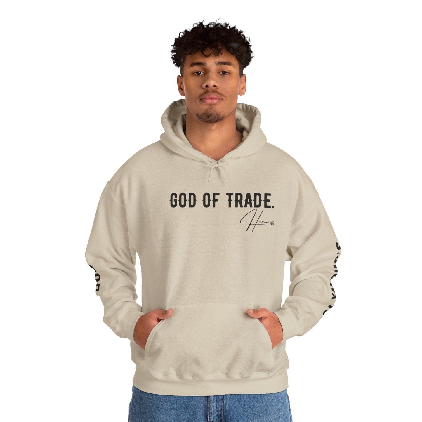 Unisex Hooded Sweatshirt - Olympus's God Hermes - Pardalês_Free Lifestyle