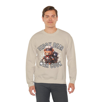 Unisex Sweatshirt - Teddy War Cook - Pardalês_Free Lifestyle