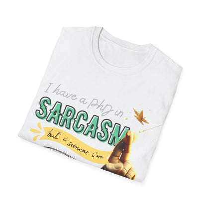 My Way to SARCASM - Softstyle T-Shirt - Pardalês_Free Lifestyle