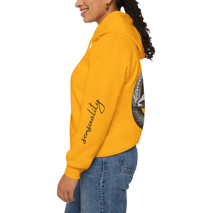 Unisex Hooded Sweatshirt - Chinese Zodiac Snake - Pardalês_Free Lifestyle