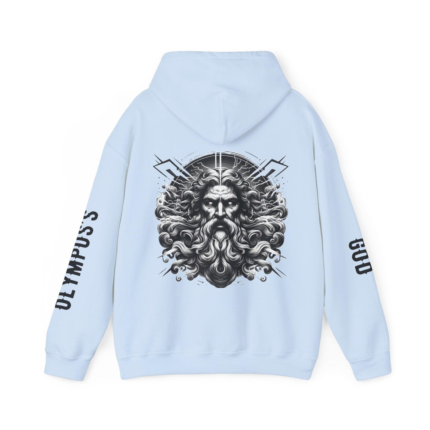 Unisex Hooded Sweatshirt - Olympus's God Zeus - Pardalês_Free Lifestyle