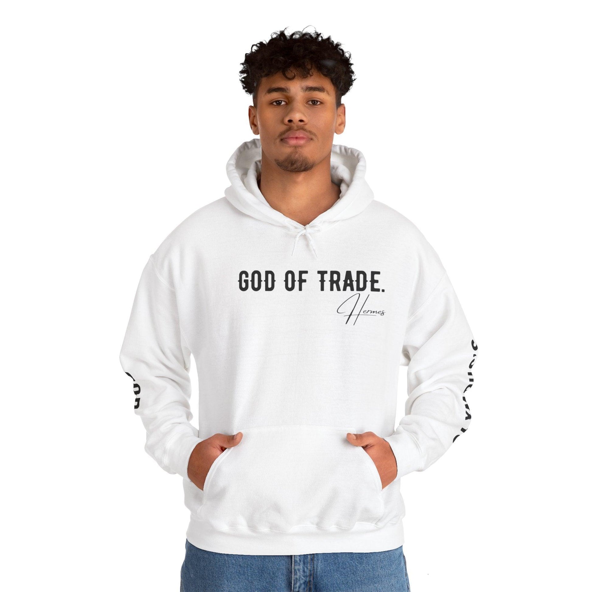 Unisex Hooded Sweatshirt - Olympus's God Hermes - Pardalês_Free Lifestyle