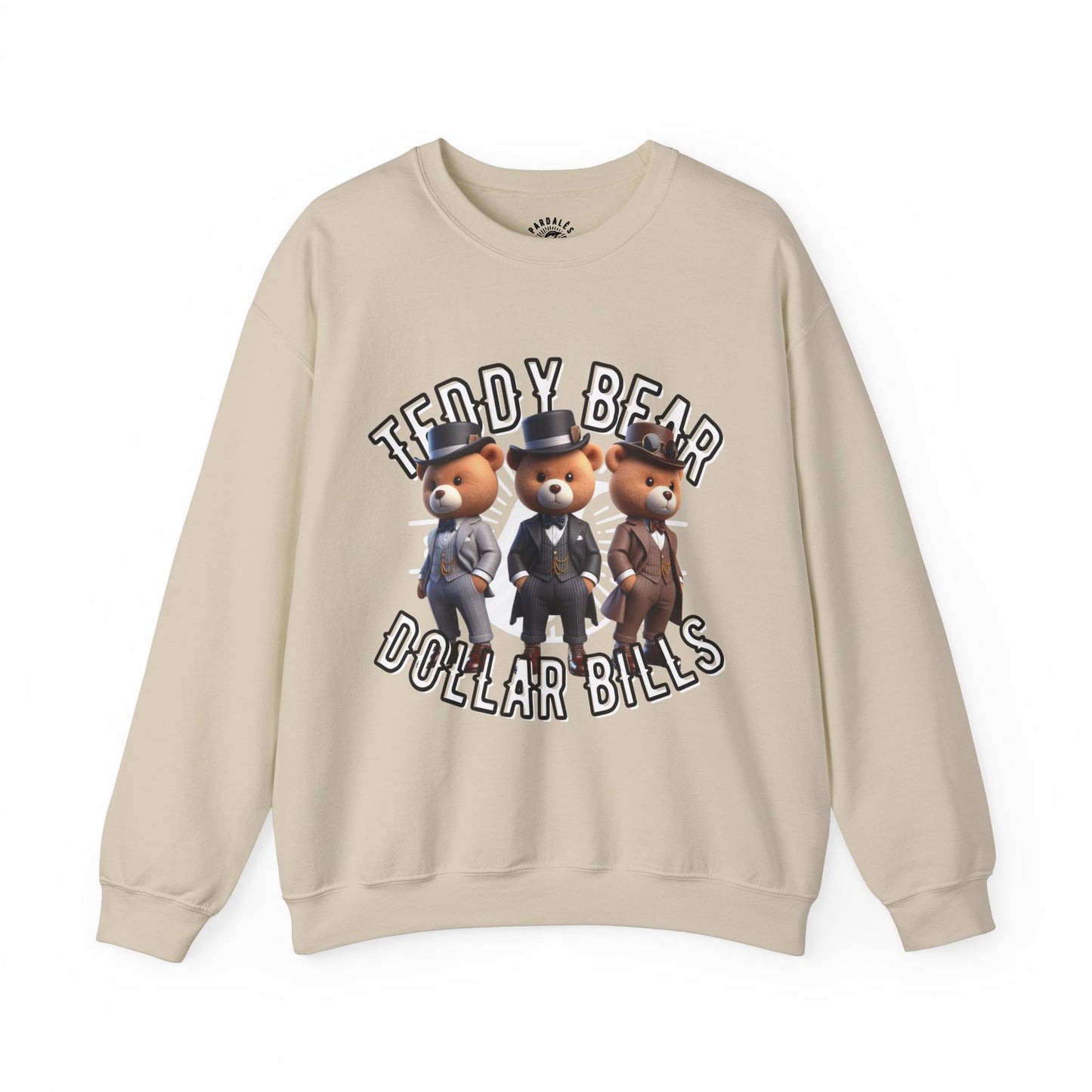 Unisex Sweatshirt - Teddy Dollar Bills - Pardalês_Free Lifestyle