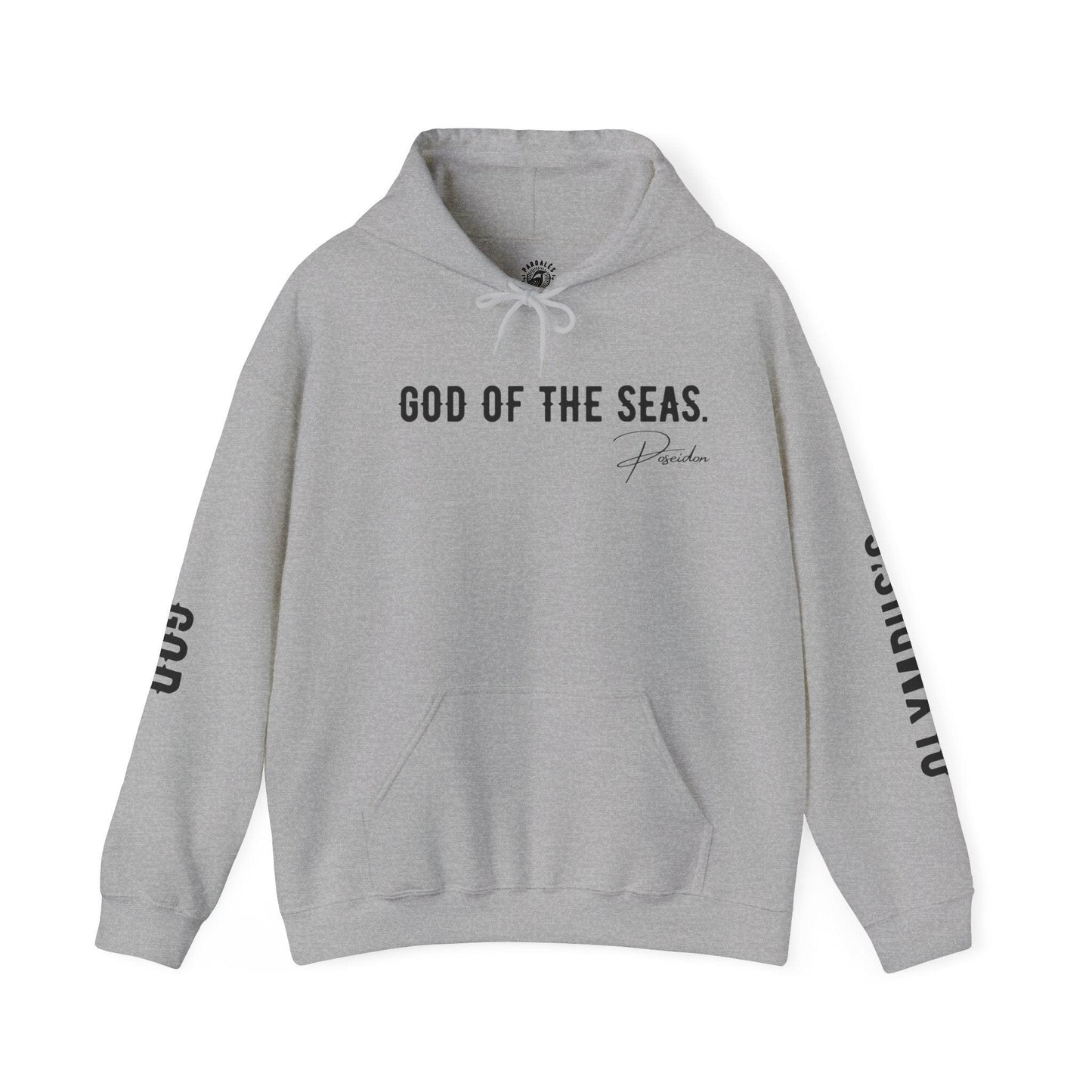 Unisex Hooded Sweatshirt - Olympus's God Poseidon - Pardalês_Free Lifestyle