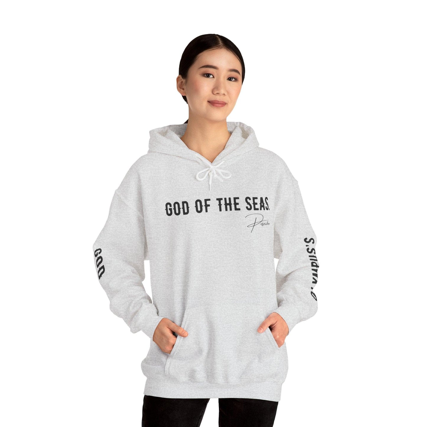 Unisex Hooded Sweatshirt - Olympus's God Poseidon - Pardalês_Free Lifestyle