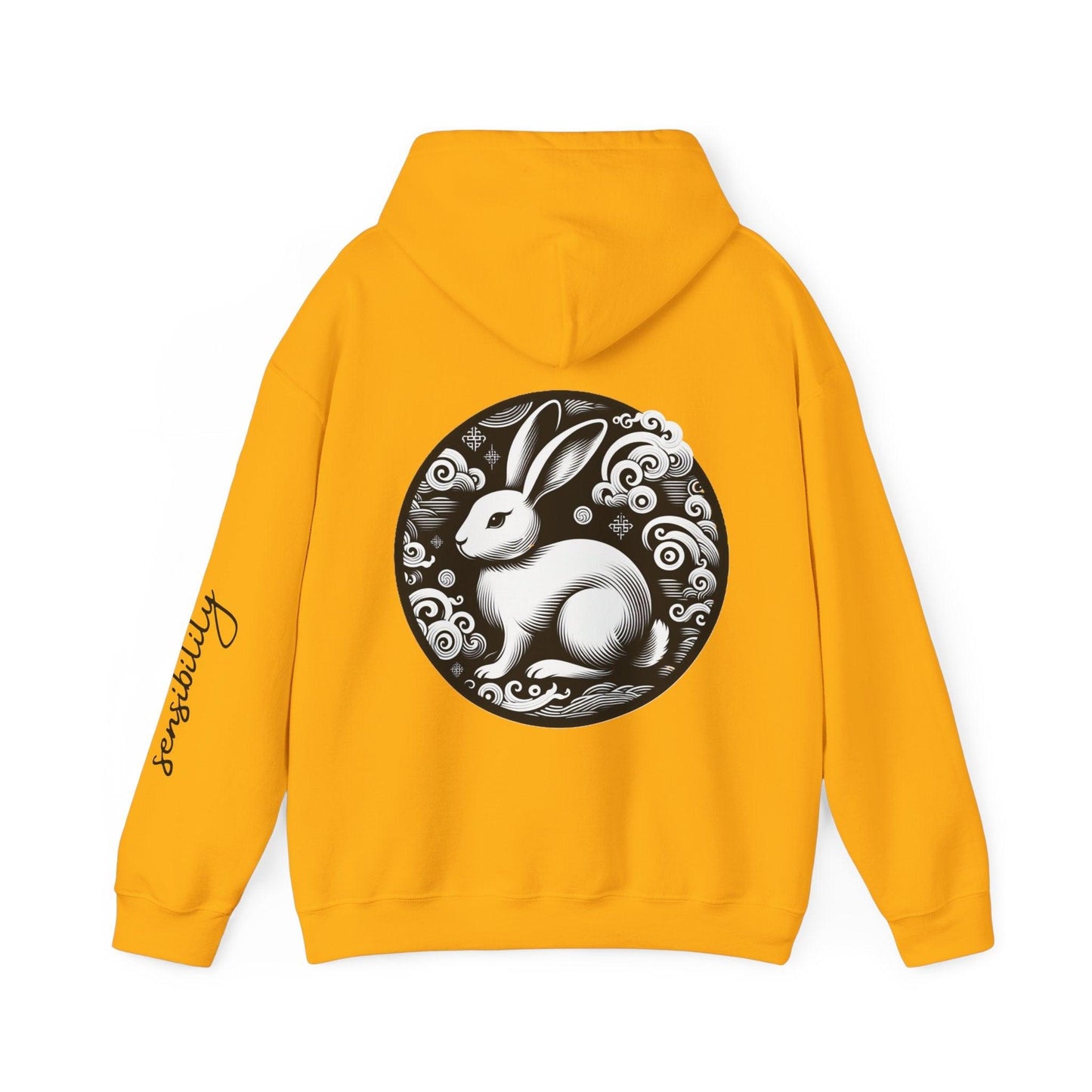 Unisex Hooded Sweatshirt - Chinese Zodiac Rabbit - Pardalês_Free Lifestyle