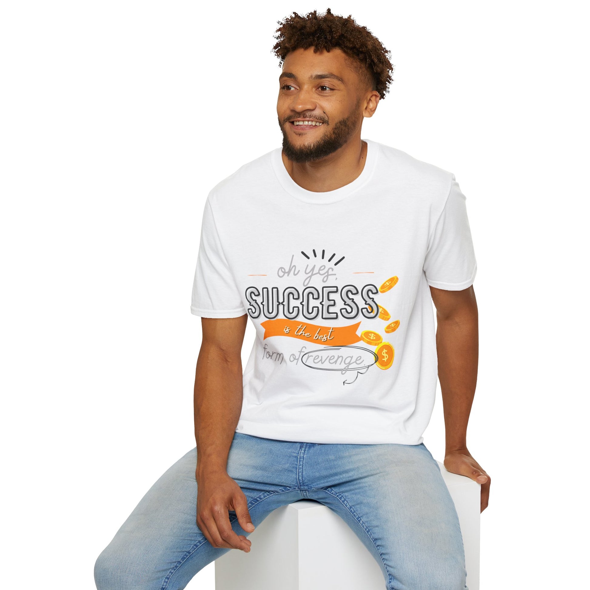 My Way to SUCCESS - Softstyle T-Shirt - Pardalês_Free Lifestyle