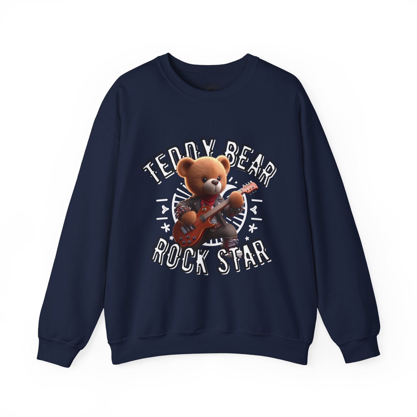 Unisex Sweatshirt - Teddy Rock Star - Pardalês_Free Lifestyle