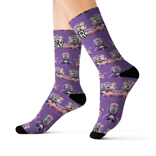 Socks - Teddy Unicorn - Pardalês_Free Lifestyle