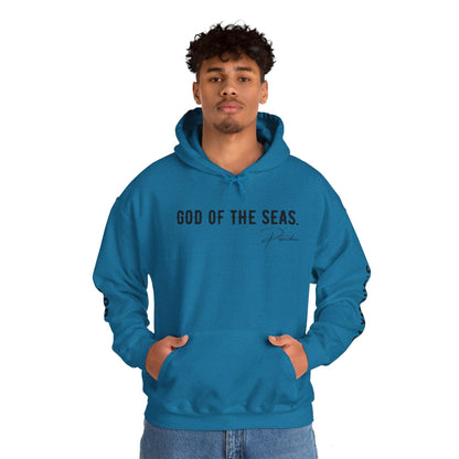 Unisex Hooded Sweatshirt - Olympus's God Poseidon - Pardalês_Free Lifestyle