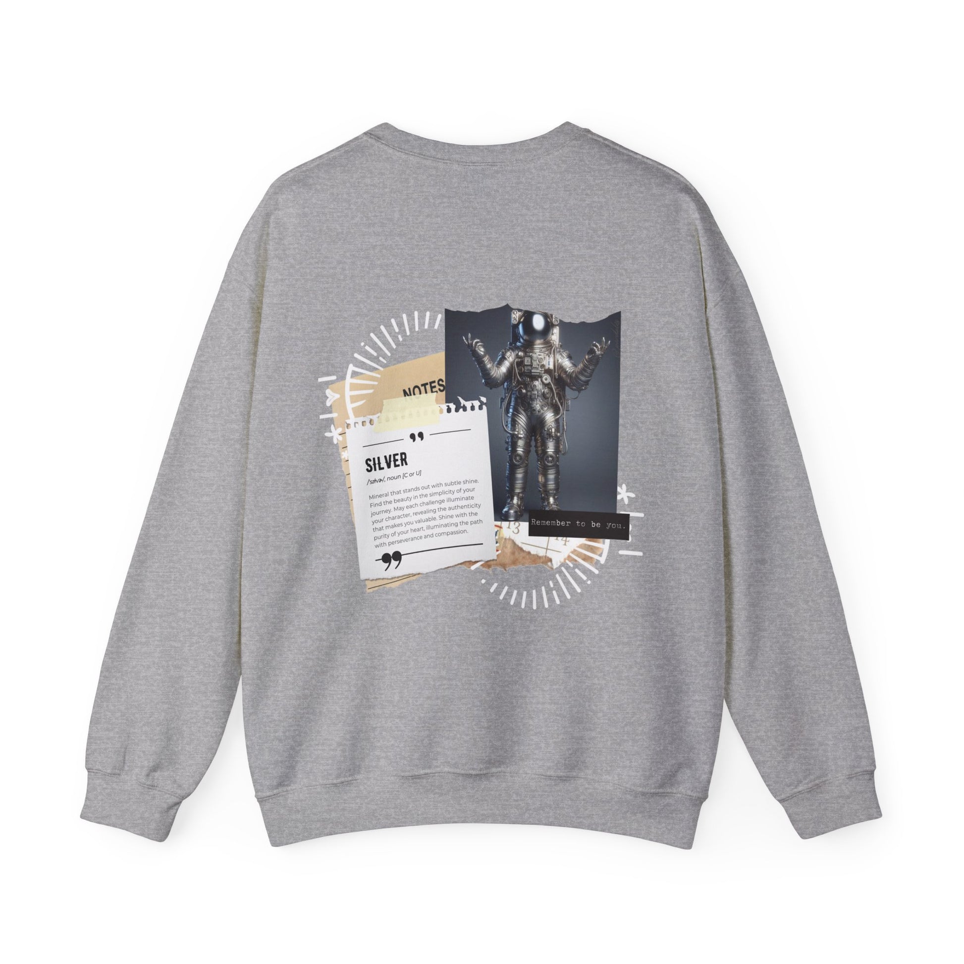 Unisex Sweatshirt - Silver - Pardalês_Free Lifestyle