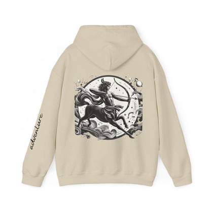 Unisex Hooded Sweatshirt - Sagittarius Sign - Pardalês_Free Lifestyle