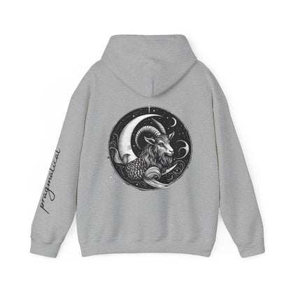 Unisex Hooded Sweatshirt - Capricorn Sign - Pardalês_Free Lifestyle