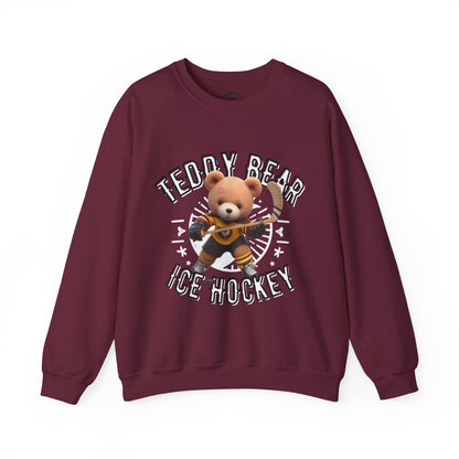 Unisex Sweatshirt - Teddy Ice Hockey - Pardalês_Free Lifestyle