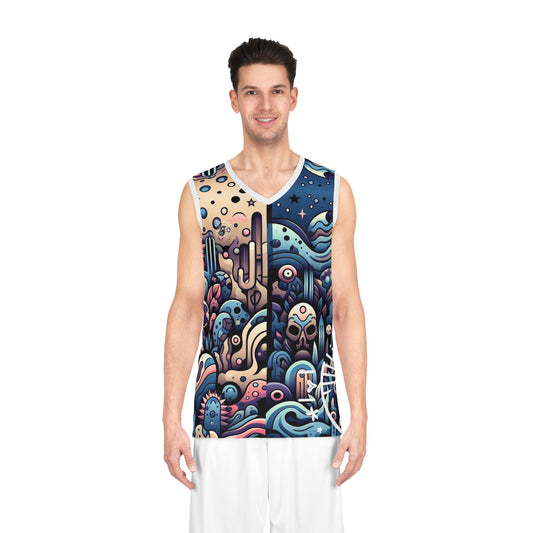 Basketball Shirt - Abstract Art