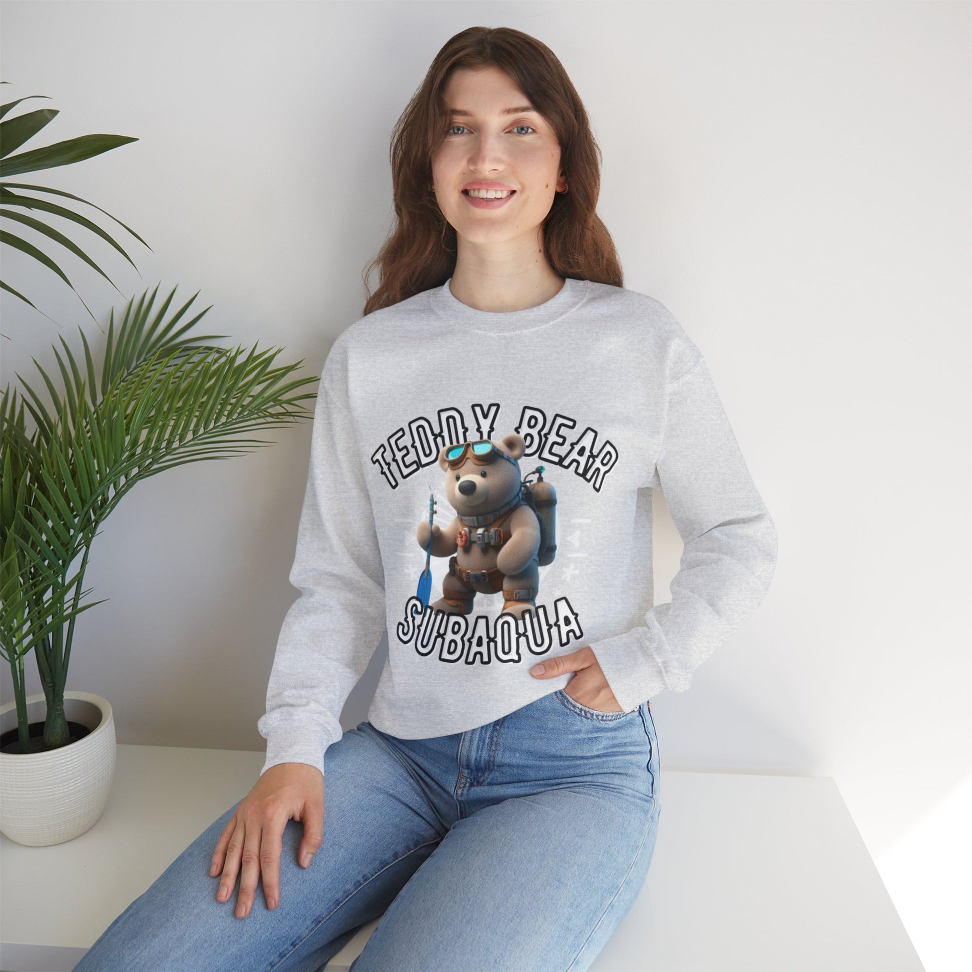 Unisex Sweatshirt - Teddy Subaqua - Pardalês_Free Lifestyle