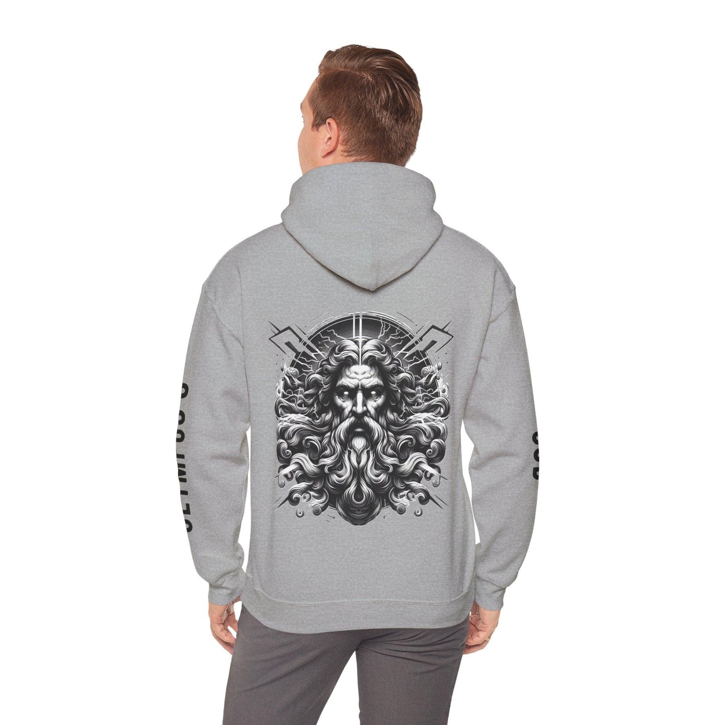 Unisex Hooded Sweatshirt - Olympus's God Zeus - Pardalês_Free Lifestyle