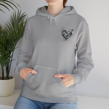 Unisex Hooded Sweatshirt - Valentine's Day - Always - Pardalês_Free Lifestyle