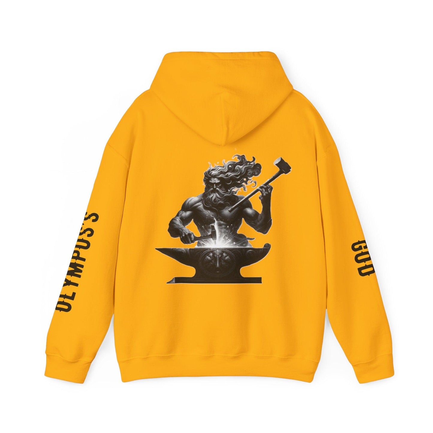 Unisex Hooded Sweatshirt - Olympus's God Hephaestus - Pardalês_Free Lifestyle