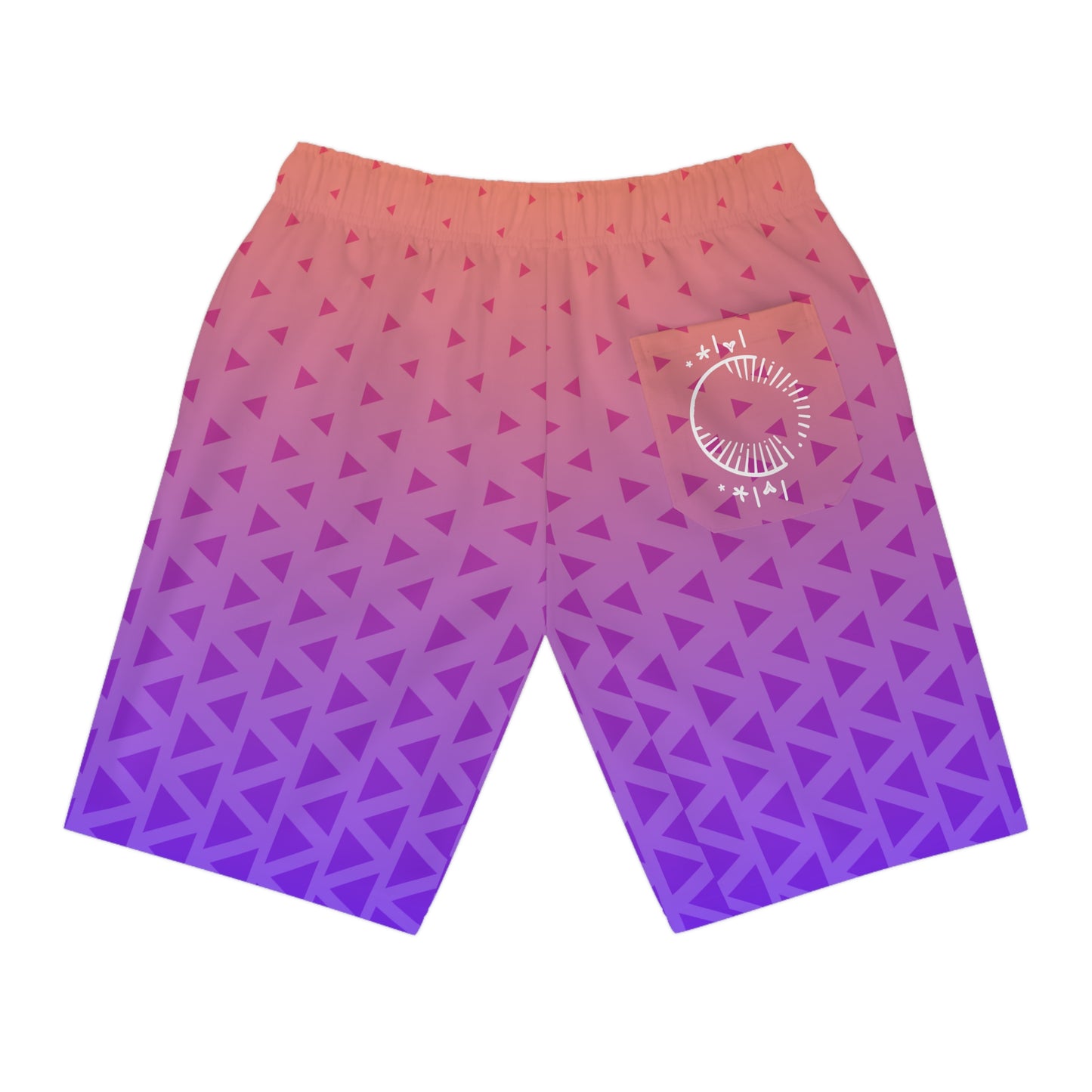 Men Long Shorts - Purplish