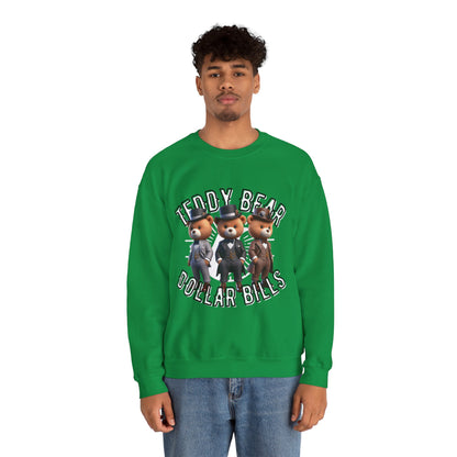 Unisex Sweatshirt - Teddy Dollar Bills - Pardalês_Free Lifestyle