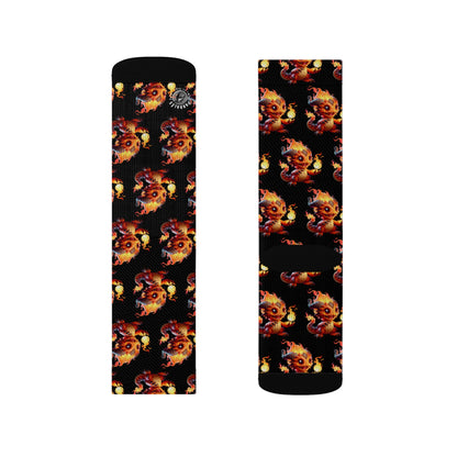 Elemental Socks - Flamegon Fire - Pardalês_Free Lifestyle