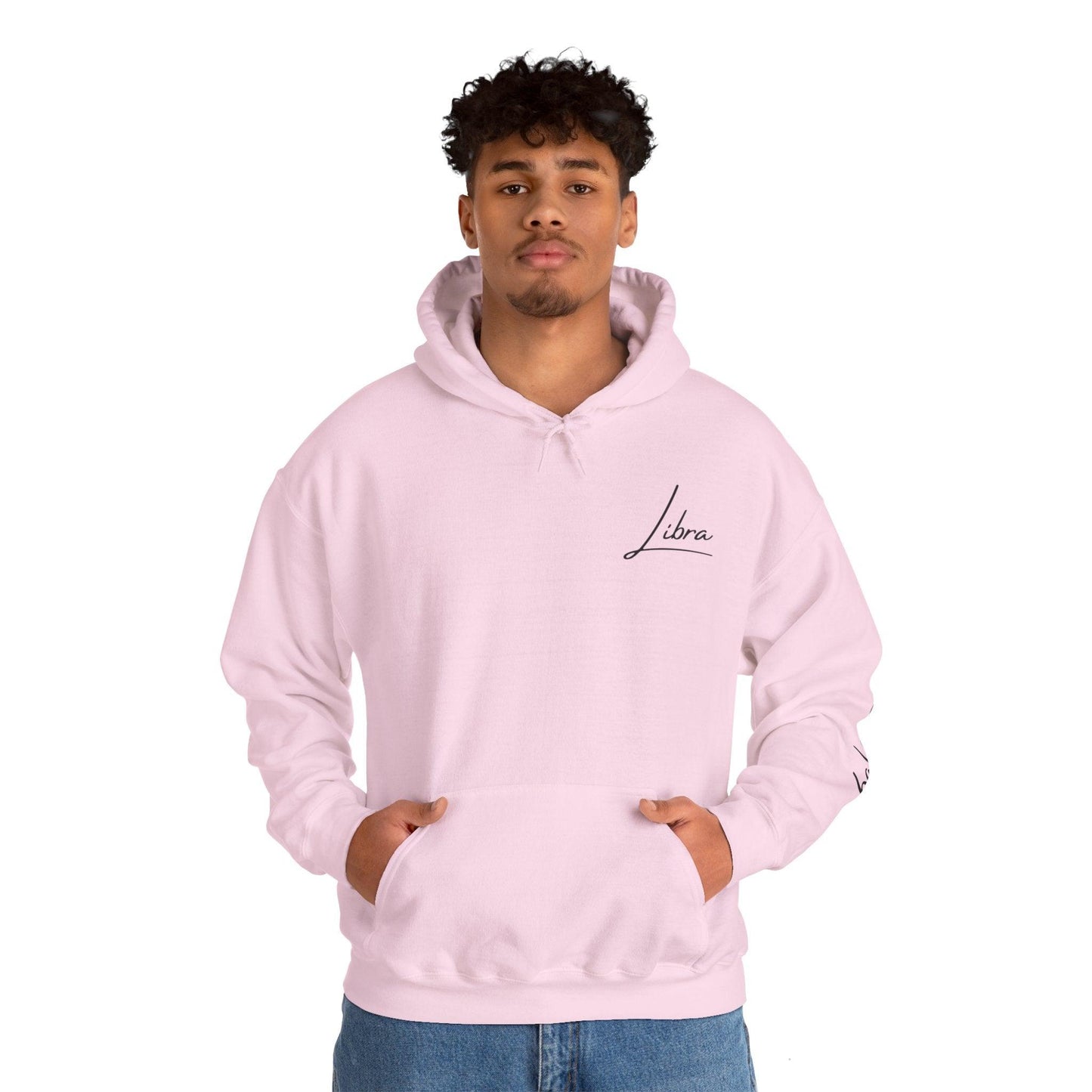 Unisex Hooded Sweatshirt - Libra Sign - Pardalês_Free Lifestyle