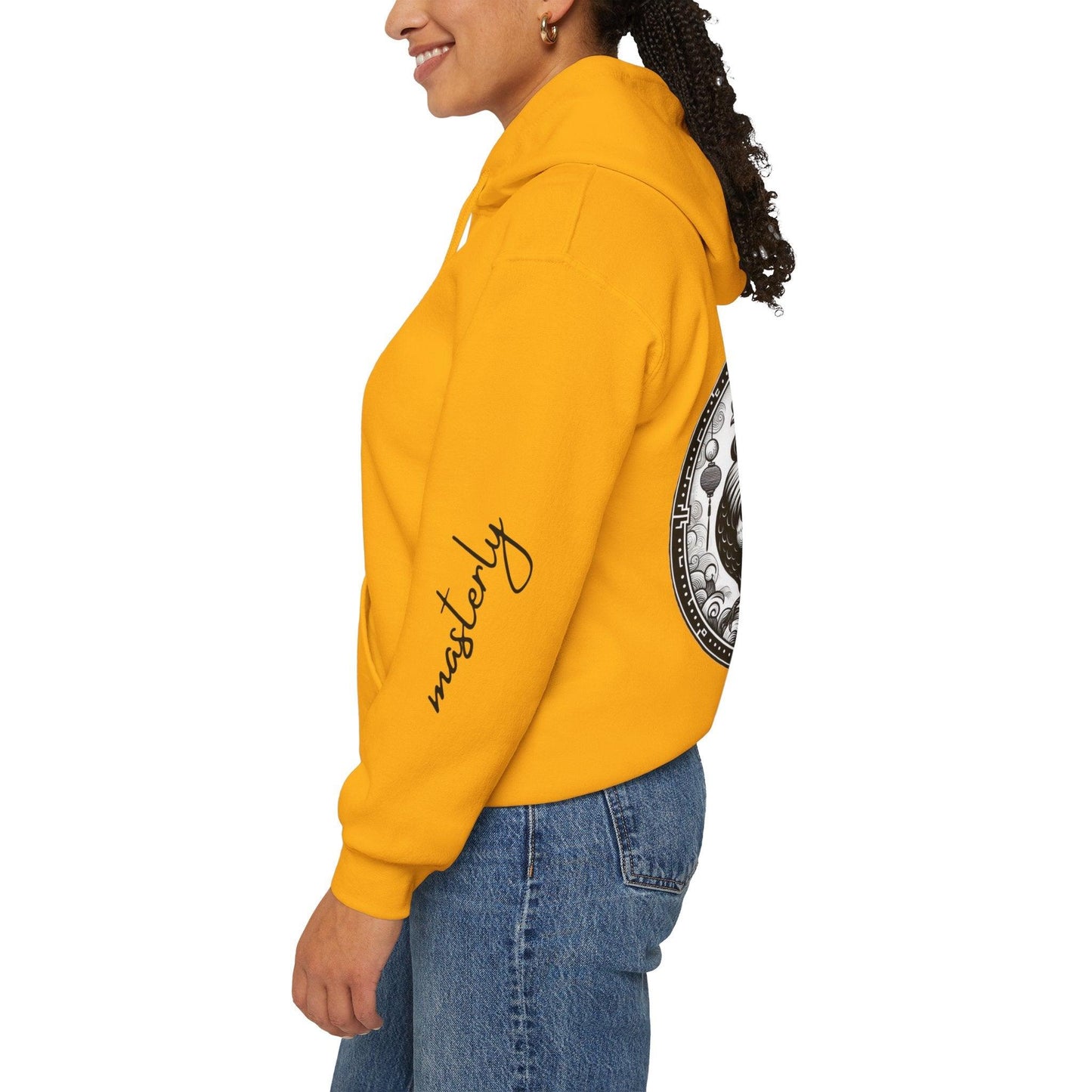 Unisex Hooded Sweatshirt - Chinese Zodiac Rooster - Pardalês_Free Lifestyle