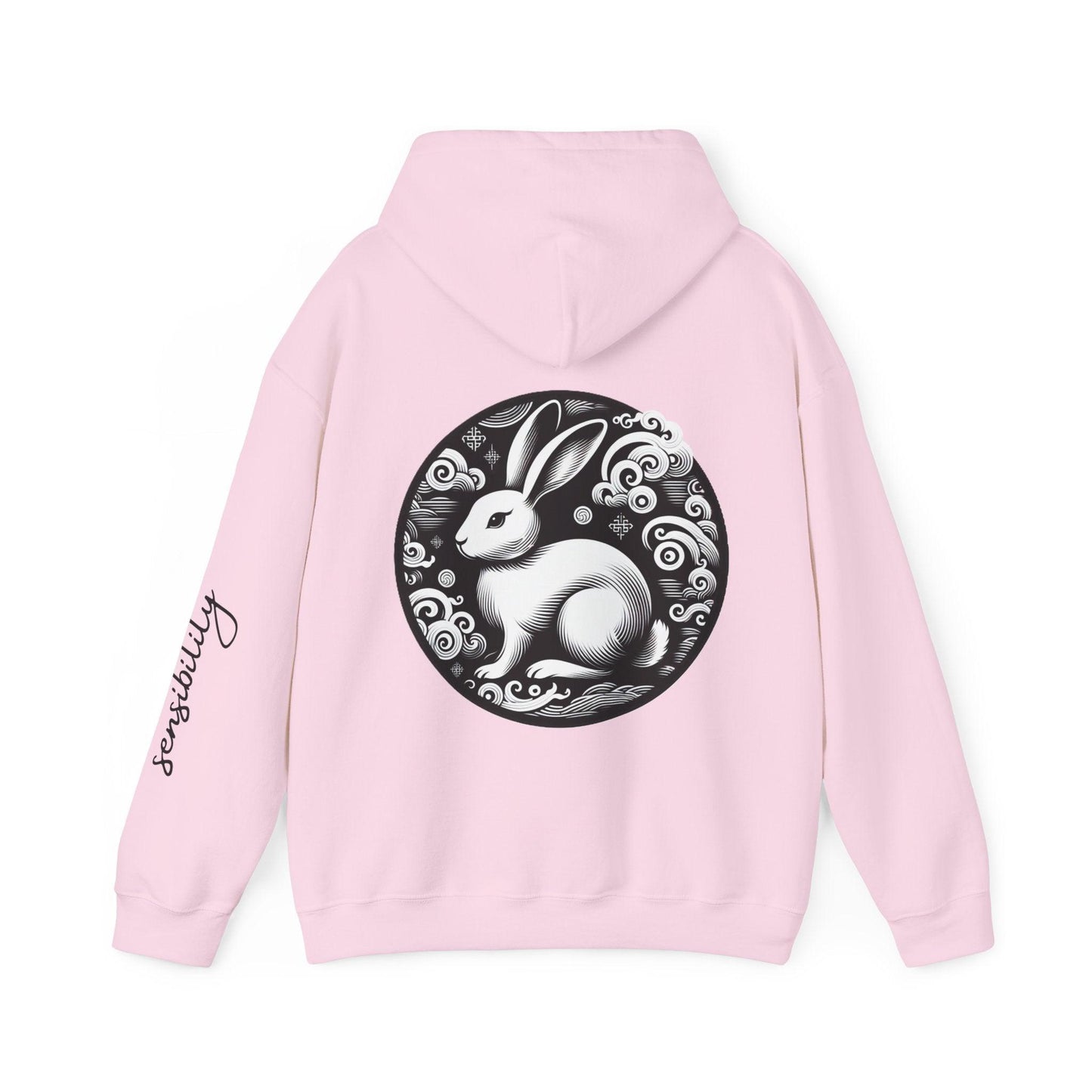 Unisex Hooded Sweatshirt - Chinese Zodiac Rabbit - Pardalês_Free Lifestyle