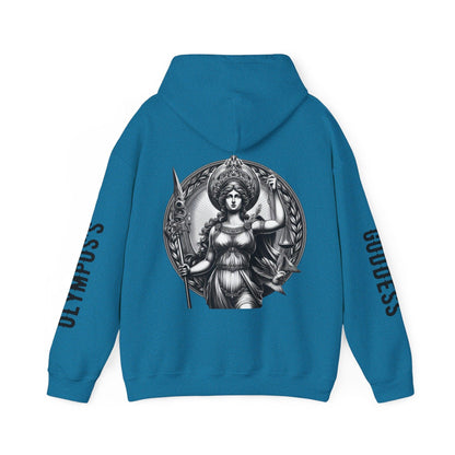 Unisex Hooded Sweatshirt - Olympus's Goddess Athena - Pardalês_Free Lifestyle