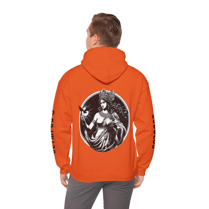 Unisex Hooded Sweatshirt - Olympus's Goddess Hera - Pardalês_Free Lifestyle