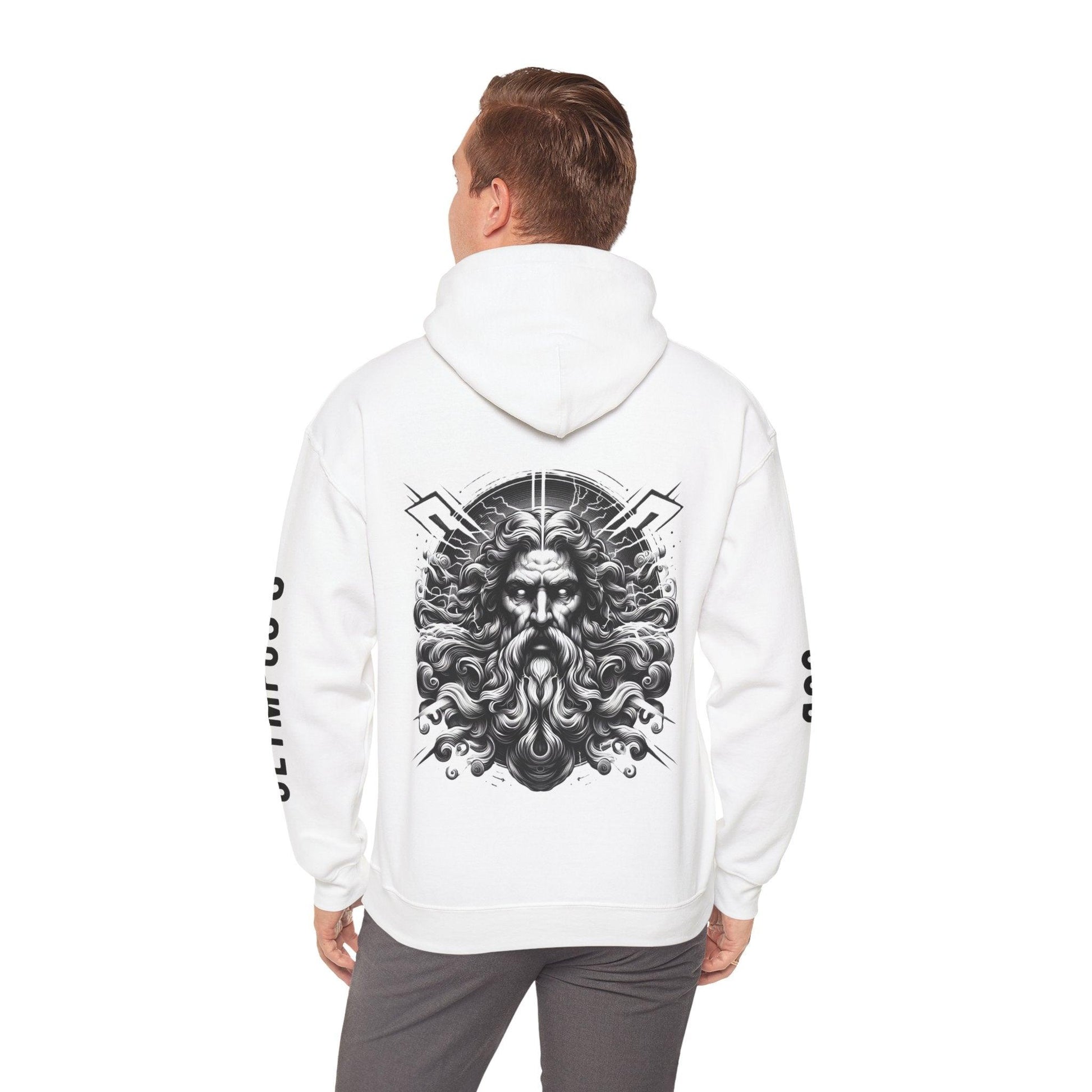 Unisex Hooded Sweatshirt - Olympus's God Zeus - Pardalês_Free Lifestyle