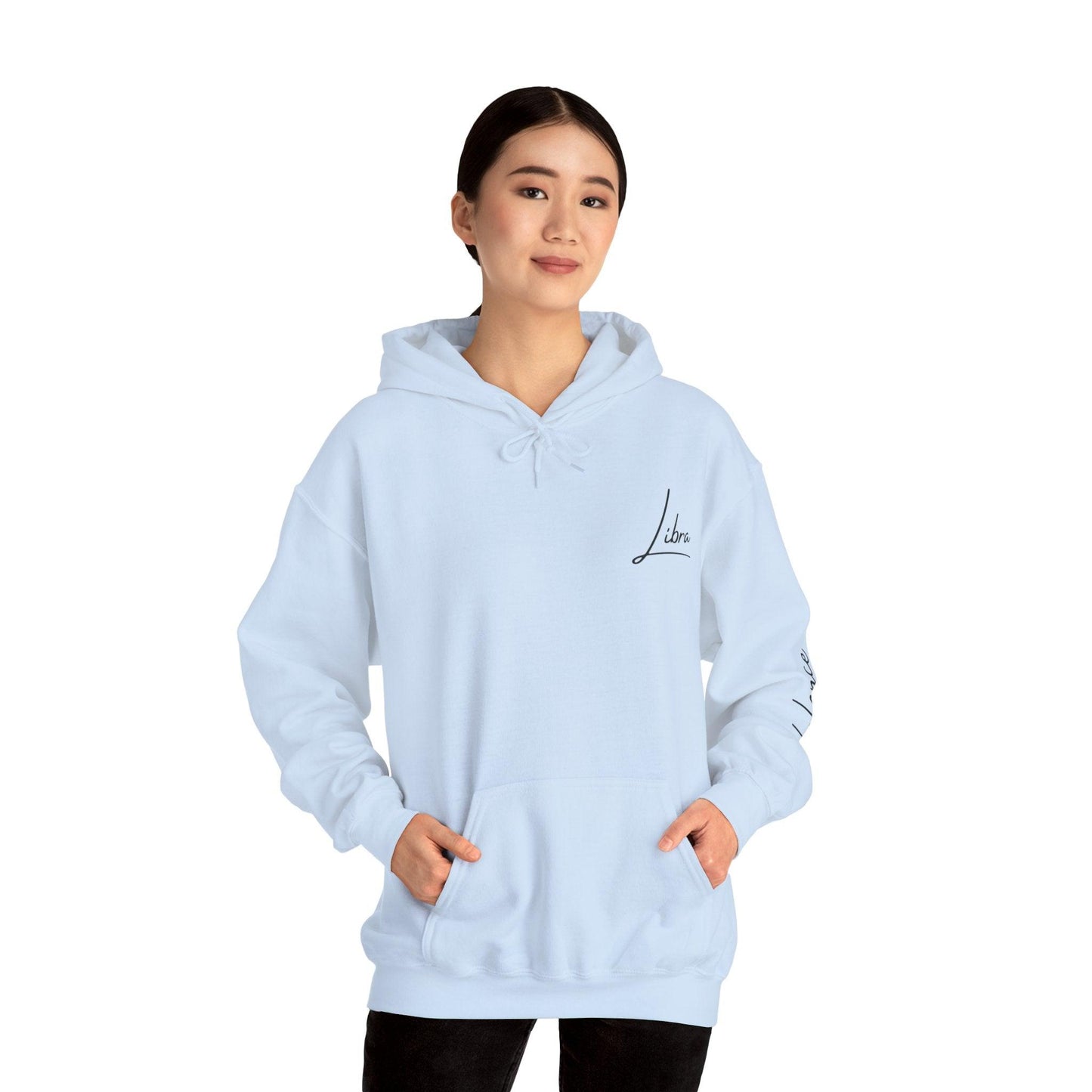 Unisex Hooded Sweatshirt - Libra Sign - Pardalês_Free Lifestyle