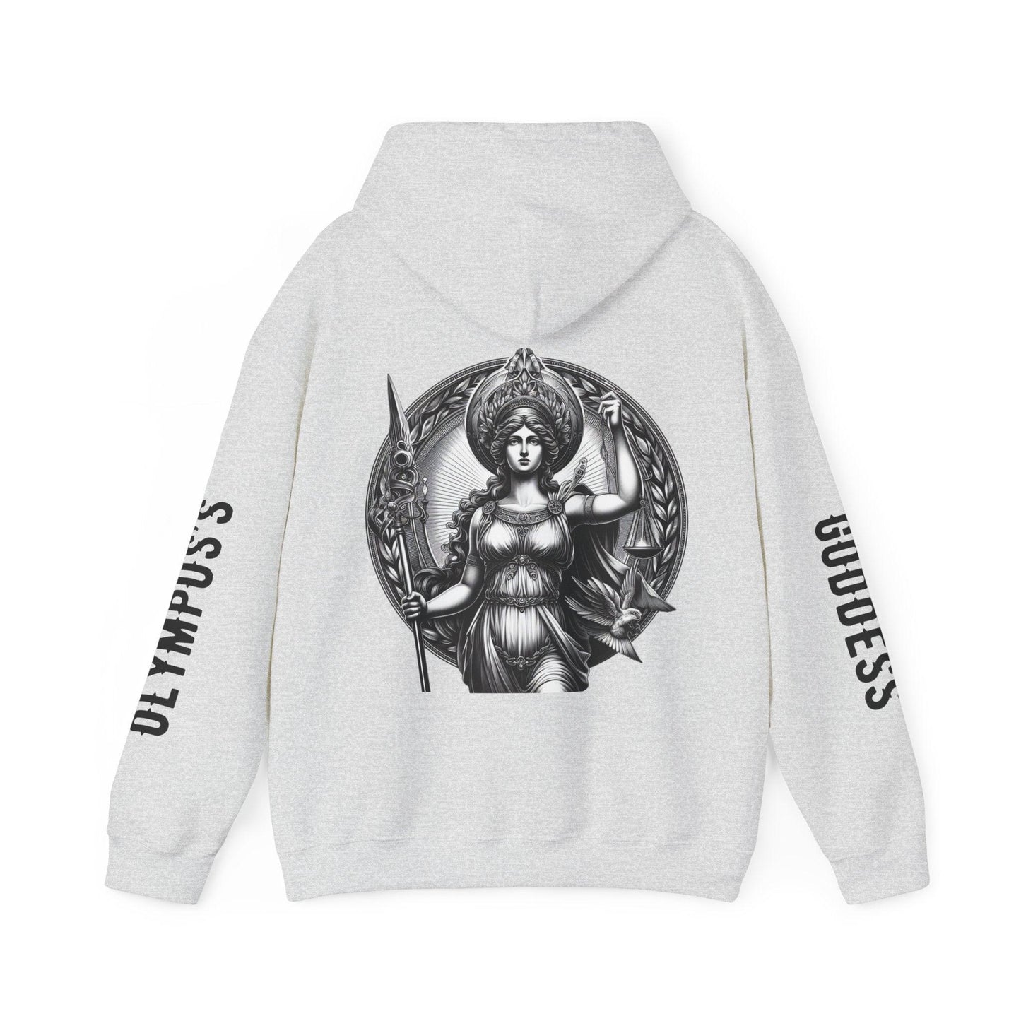 Unisex Hooded Sweatshirt - Olympus's Goddess Athena - Pardalês_Free Lifestyle