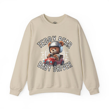 Unisex Sweatshirt - Teddy Baby Driver - Pardalês_Free Lifestyle