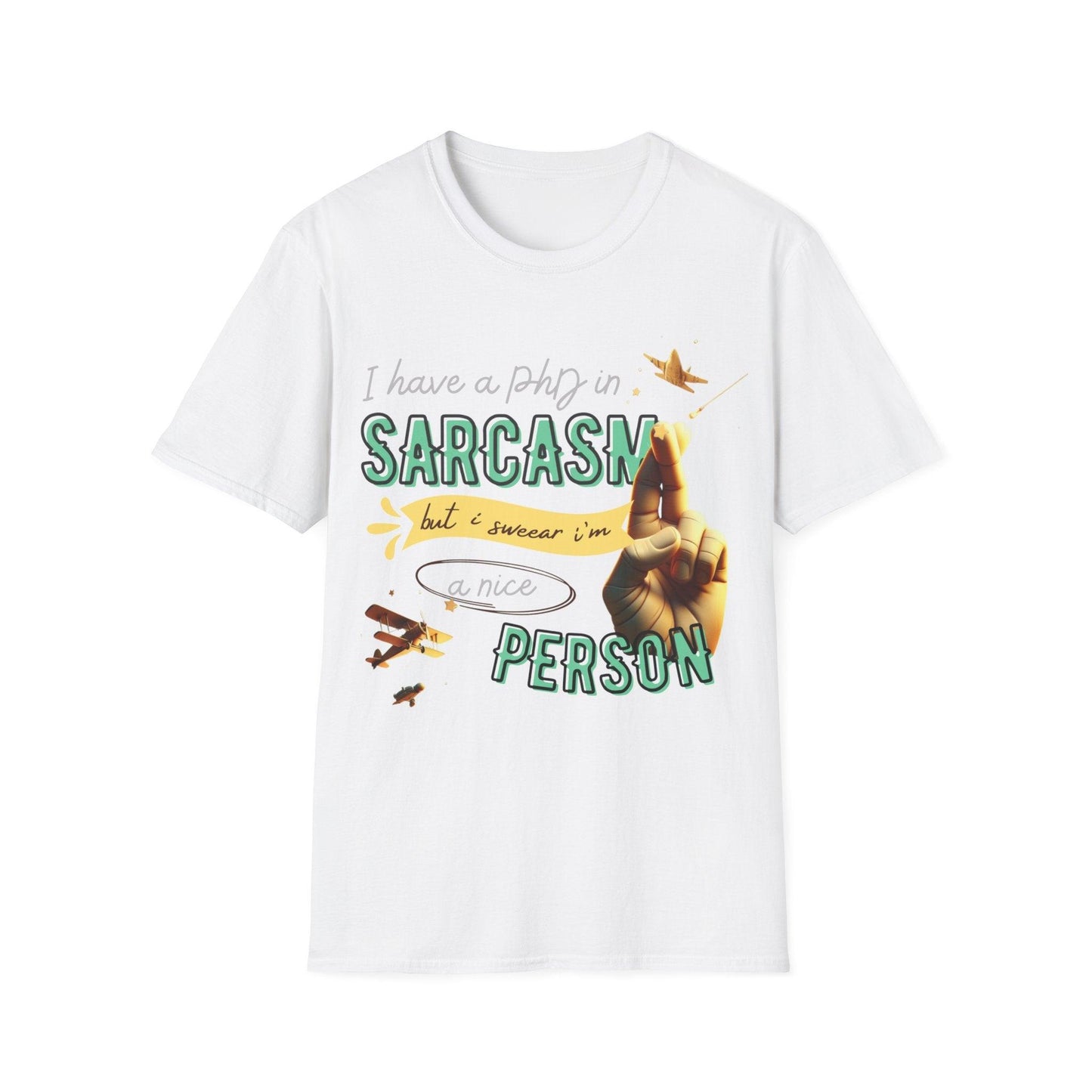 My Way to SARCASM - Softstyle T-Shirt - Pardalês_Free Lifestyle