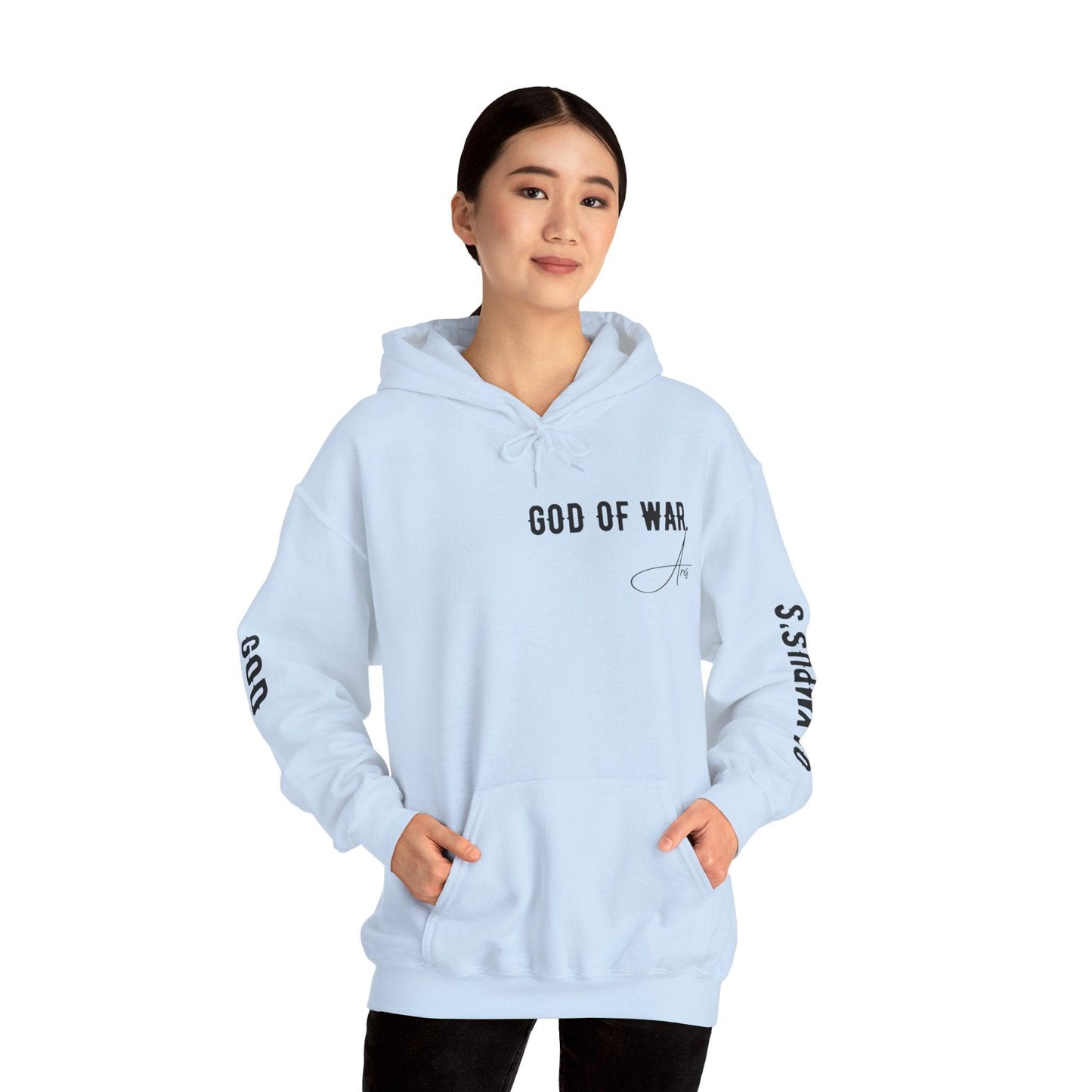 Unisex Hooded Sweatshirt - Olympus's God Ares - Pardalês_Free Lifestyle