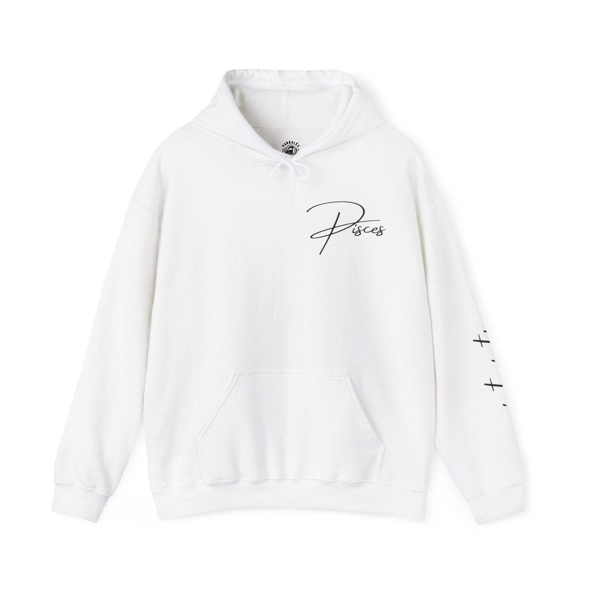 Unisex Hooded Sweatshirt - Pisces Sign - Pardalês_Free Lifestyle